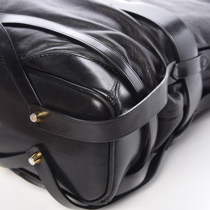 Burberry Soft Lambskin Bridle Calfskin Medium Gosford Hobo Black 7 of 16