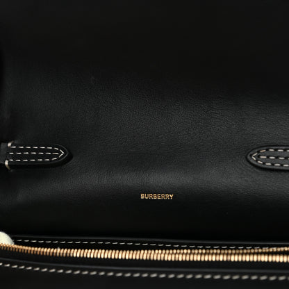 Burberry Smooth Calfskin Hackberry Crossbody Bag Black 15 of 18