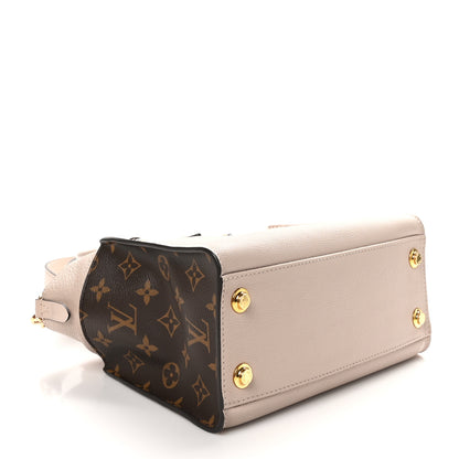 Louis Vuitton Calfskin Monogram On My Side PM Greige 4 of 9
