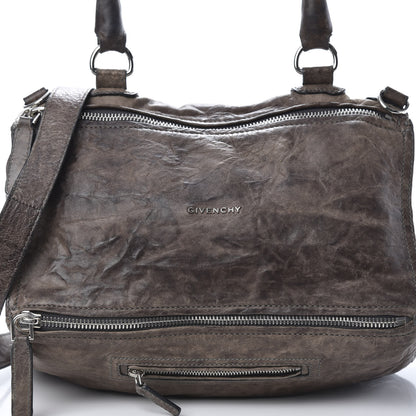 Givenchy Tumbled Sheepskin Medium Pandora Charcoal 9 of 14