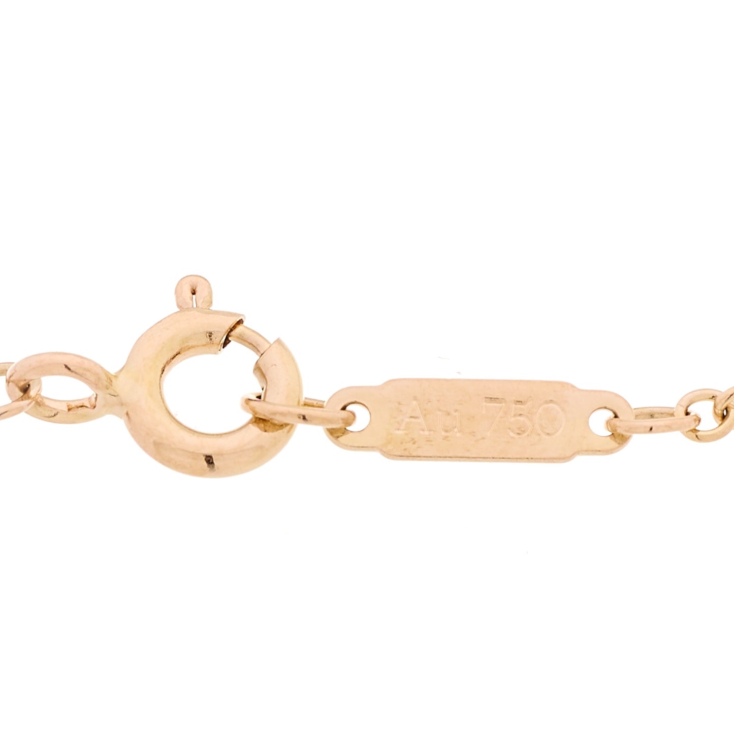 18K Rose Gold Diamond T Double Chain Bracelet