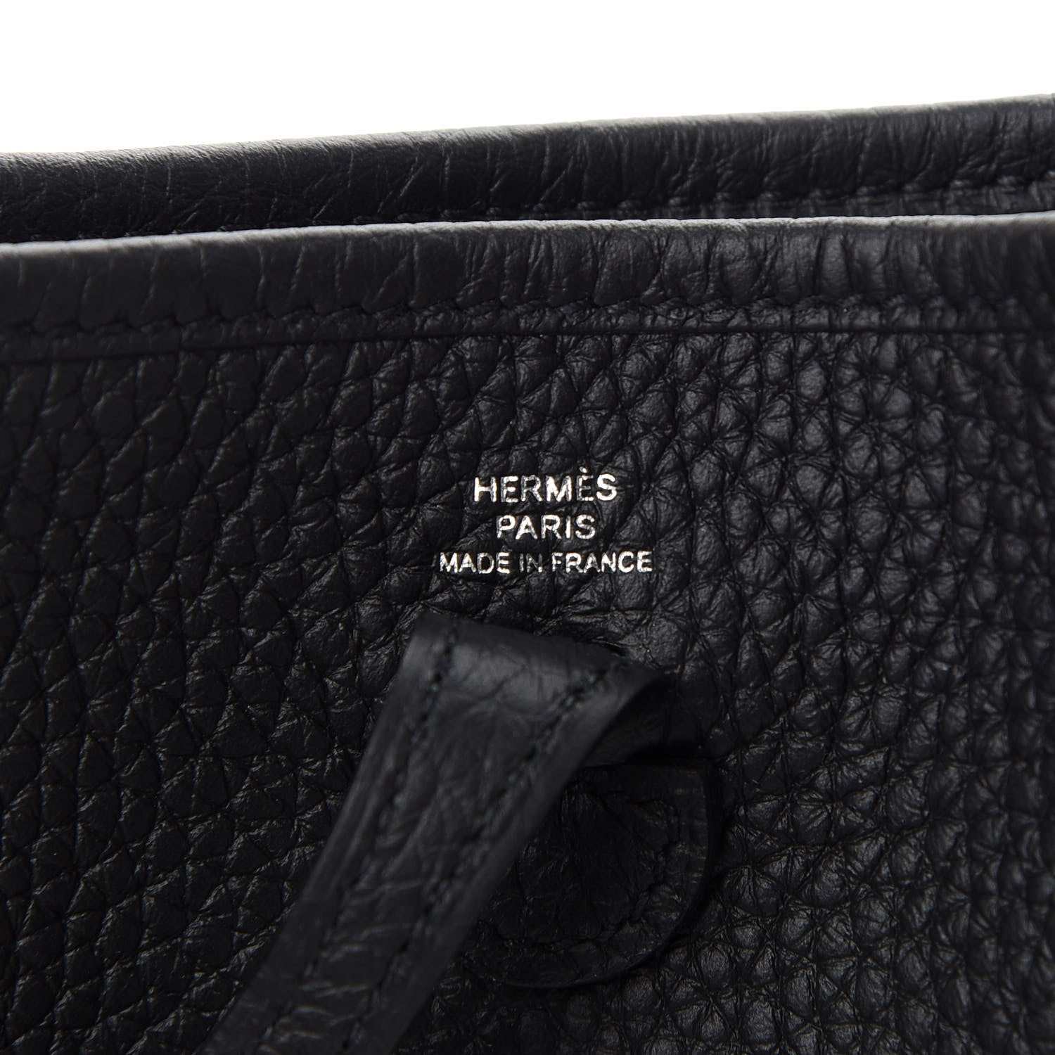 Hermes Taurillon Clemence Evelyne TPM Black 6 of 10
