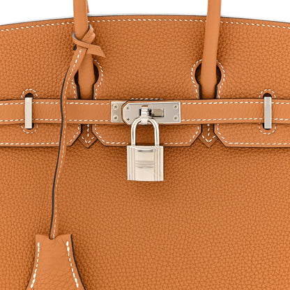 Hermes Togo Birkin 25 Toffee 8 of 10