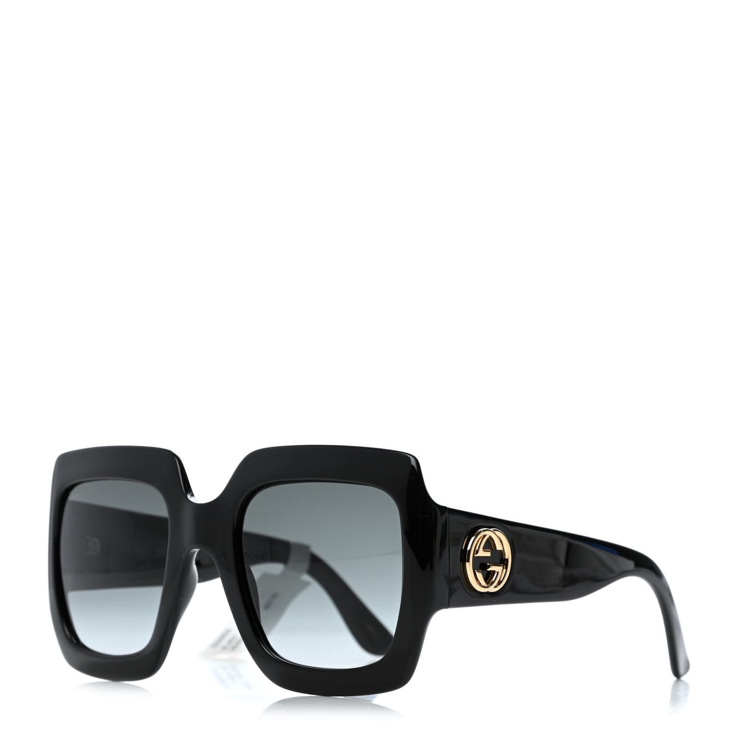 Acetate Square Frame Sunglasses GG0053S Black