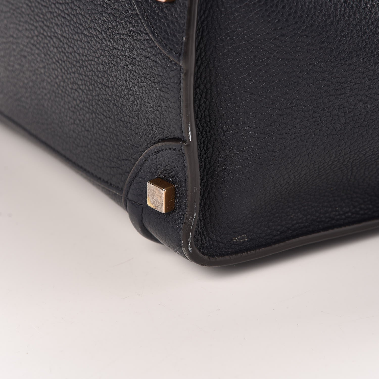 Celine Drummed Calfskin Micro Luggage Black 29 of 31