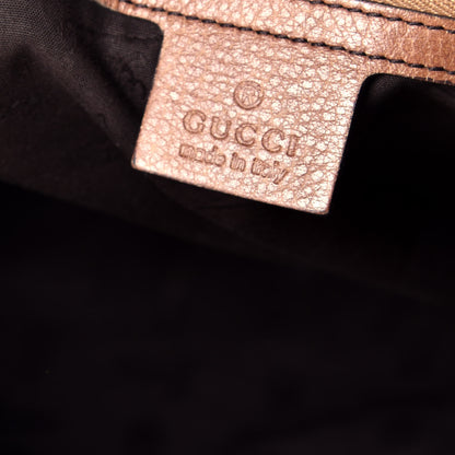 Gucci Calfskin Medium Bamboo Bar Tote Bag Brown 5 of 10