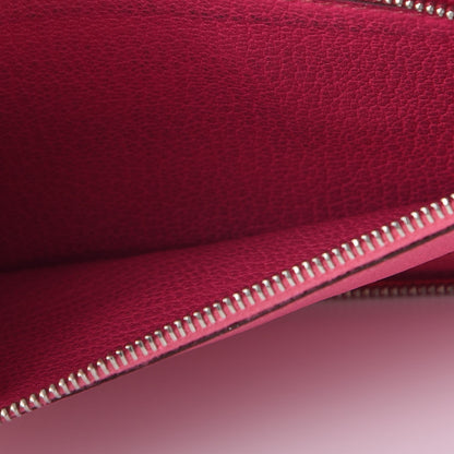 Hermes Chevre Mysore Azap GM Combined Wallet Rose Shocking 12 of 14