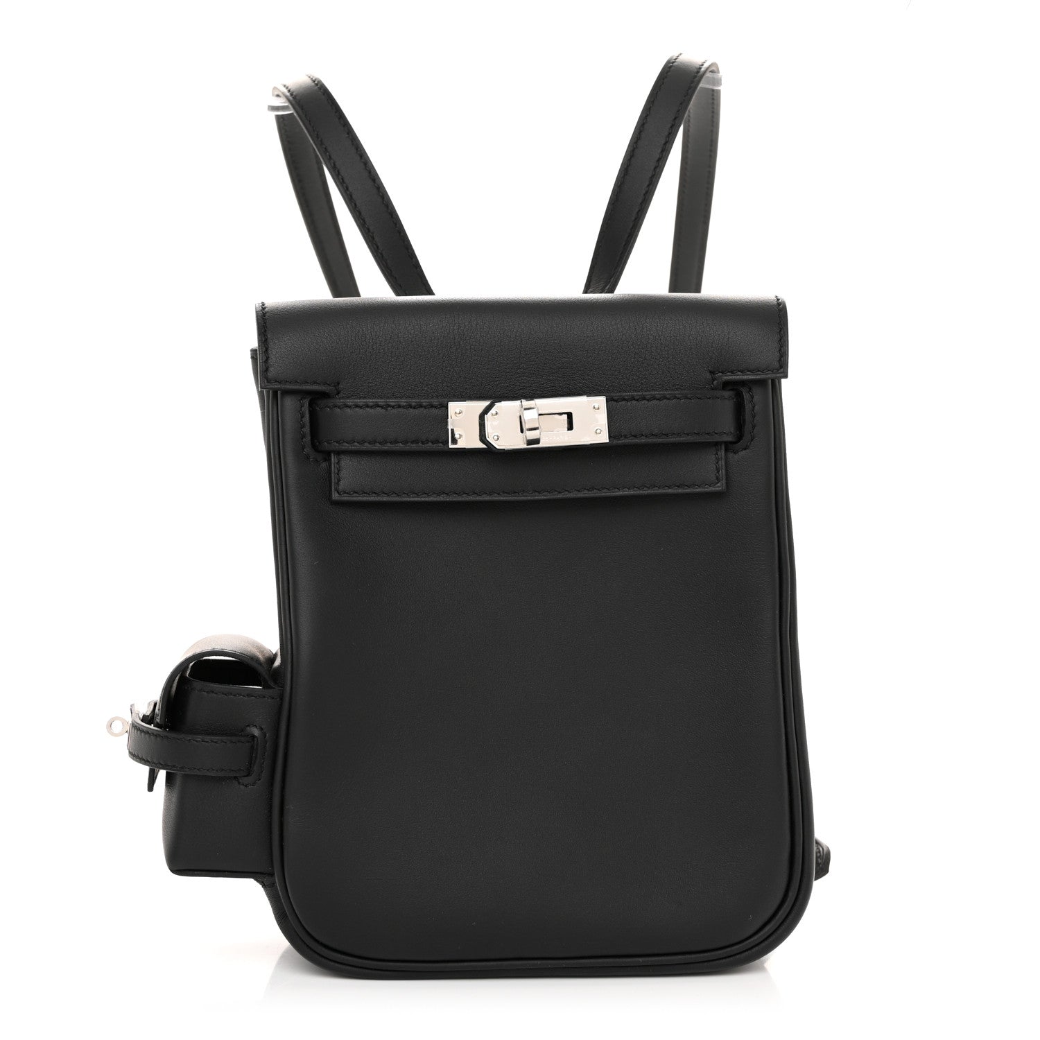 Hermes Swift Kelly Jump Backpack Black 1 of 11