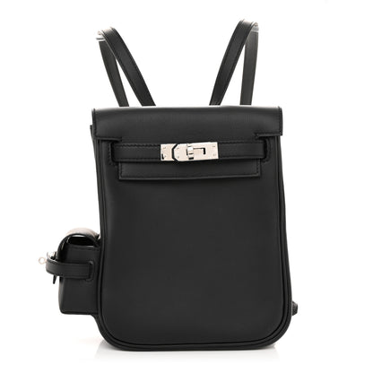 Hermes Swift Kelly Jump Backpack Black 1 of 11