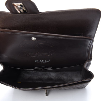 Chanel Caviar Quilted Medium Double Flap Brown 5 of 10