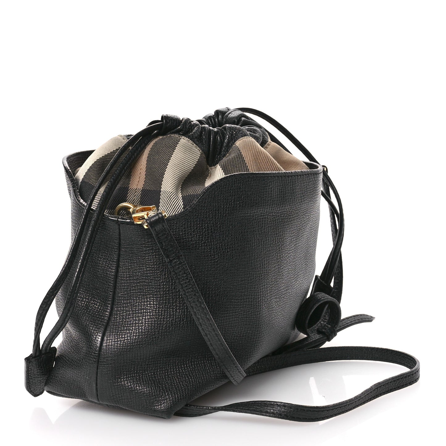 Calfskin House Check Little Crush Black