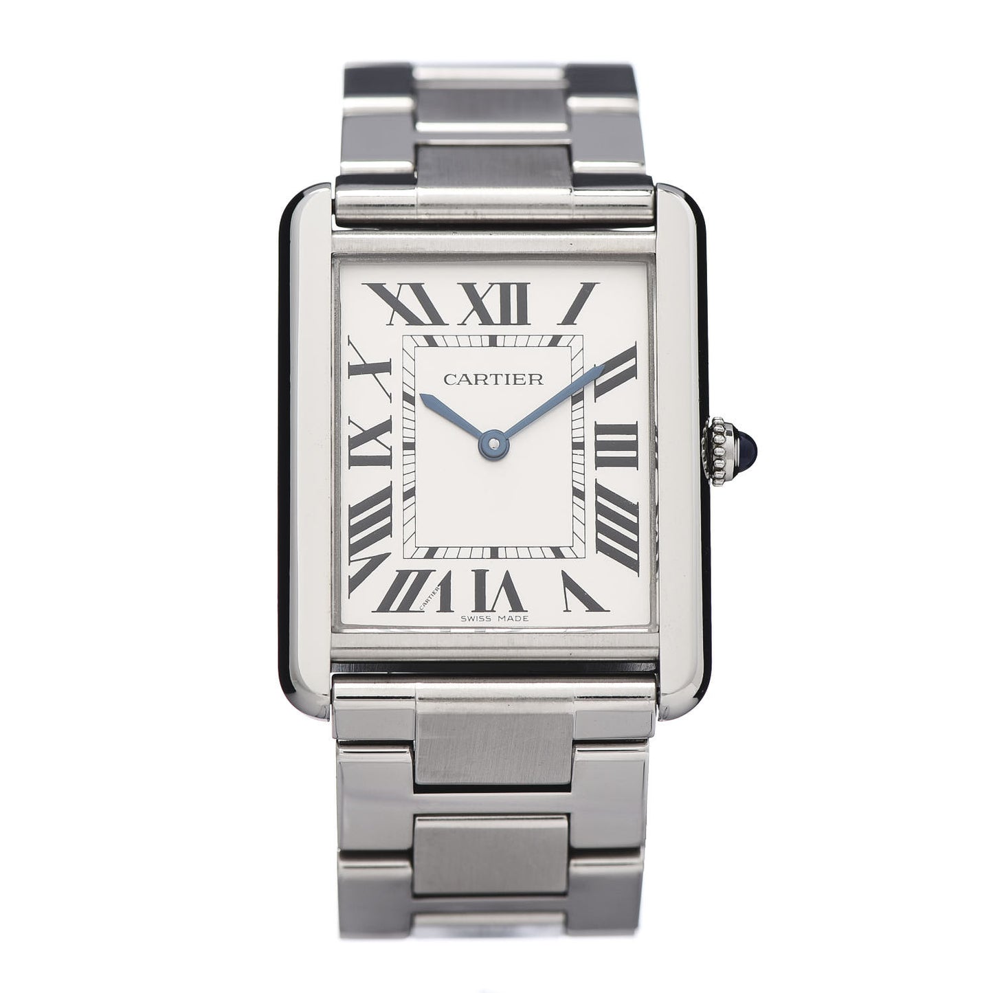 Stainless Steel 27mm Tank Solo Quartz Watch