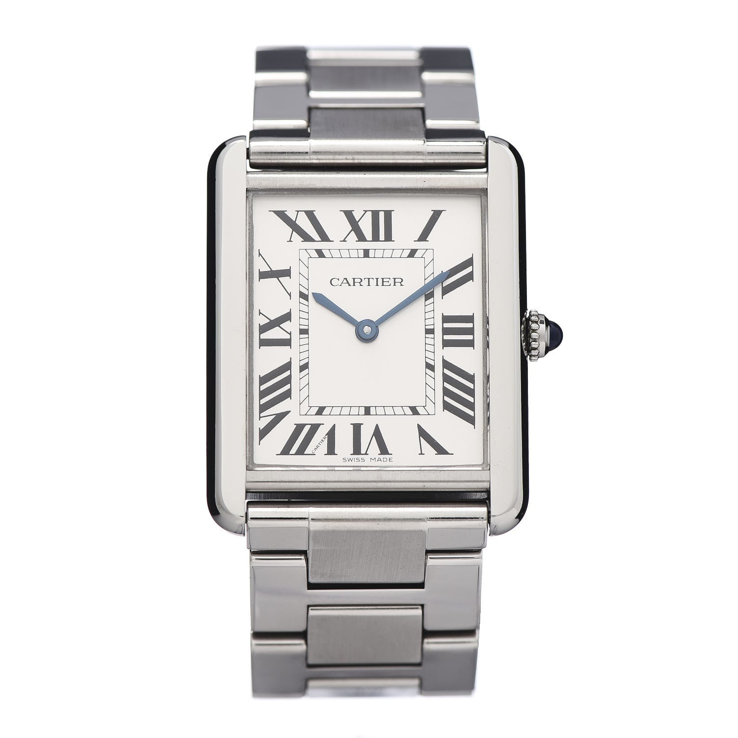 Cartier Stainless Steel 27mm Tank Solo Quartz Watch 1 of 5