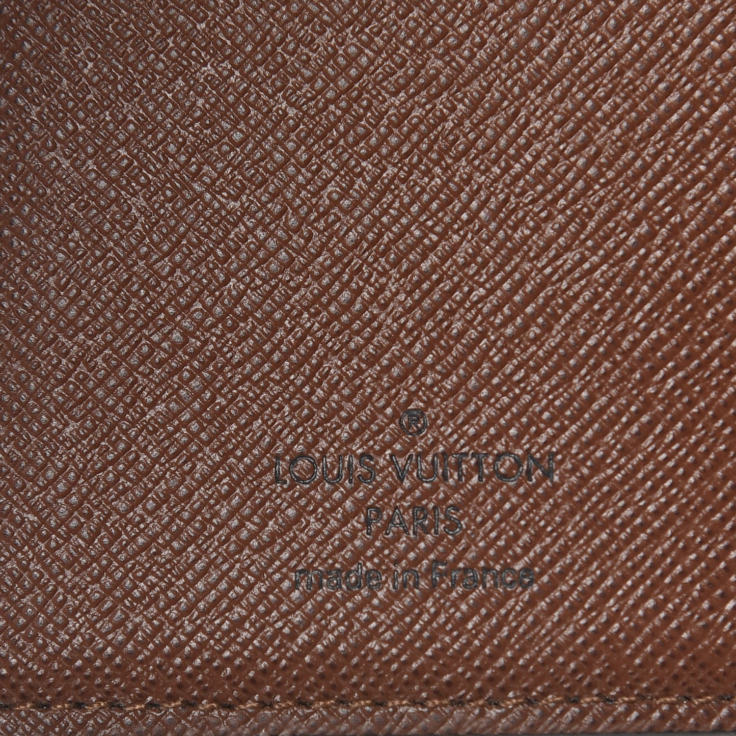 Monogram Checkbook Holder Case Wallet