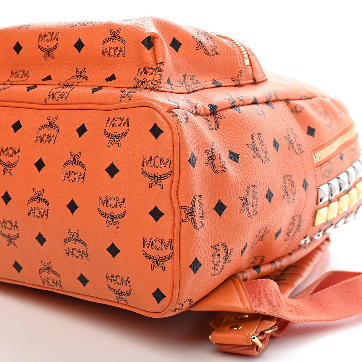 Visetos Side Stud Large Stark Backpack Orange