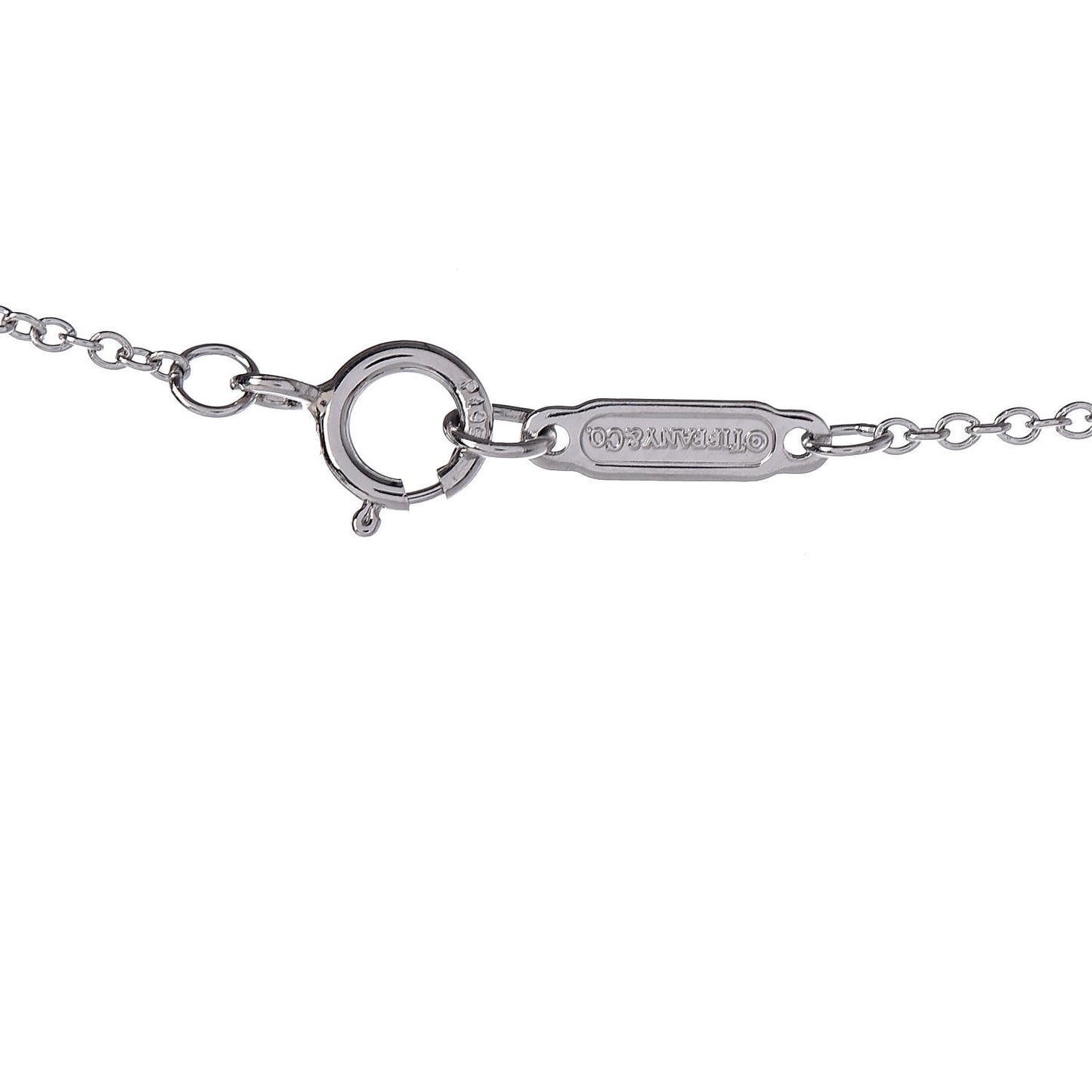 Platinum Diamond Horseshoe Pendant Necklace