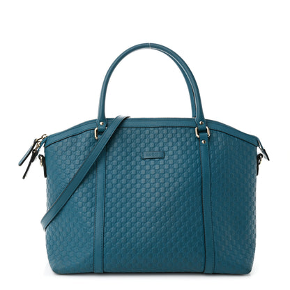 Gucci Soft Microguccissima Dome Satchel Deep Cobalt 1 of 13