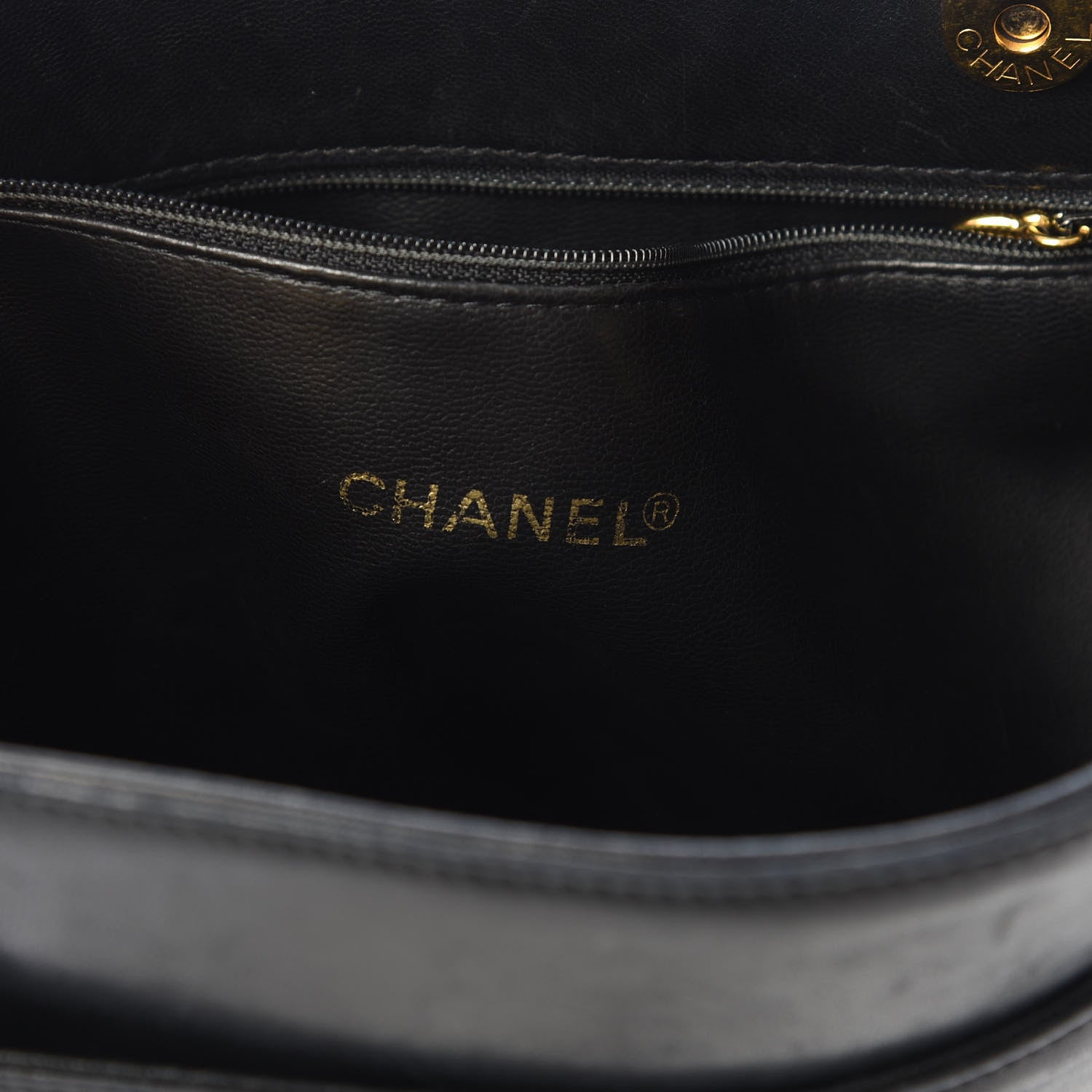 Chanel Lambskin CC Shoulder Bag Black 9 of 13