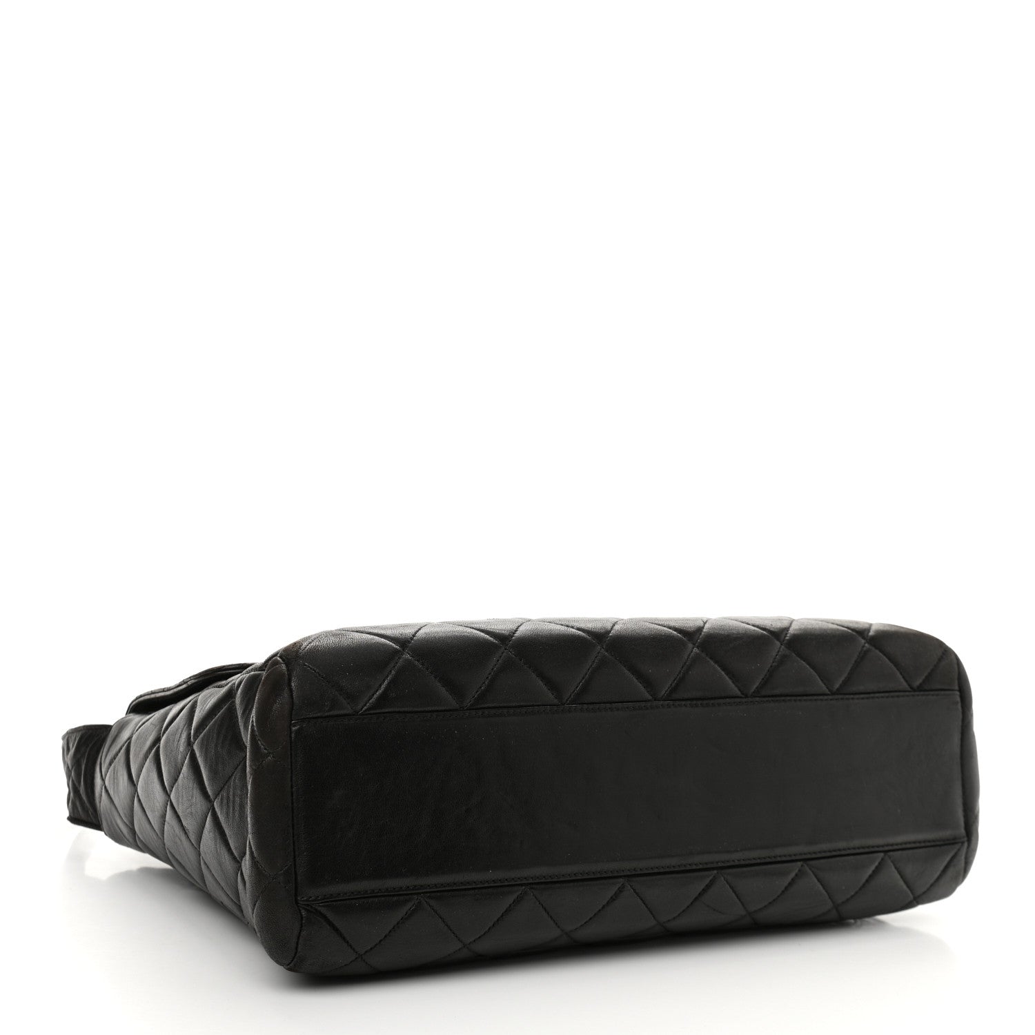 Chanel Lambskin Quilted CC Flap Shoulder Bag Black 4 of 13
