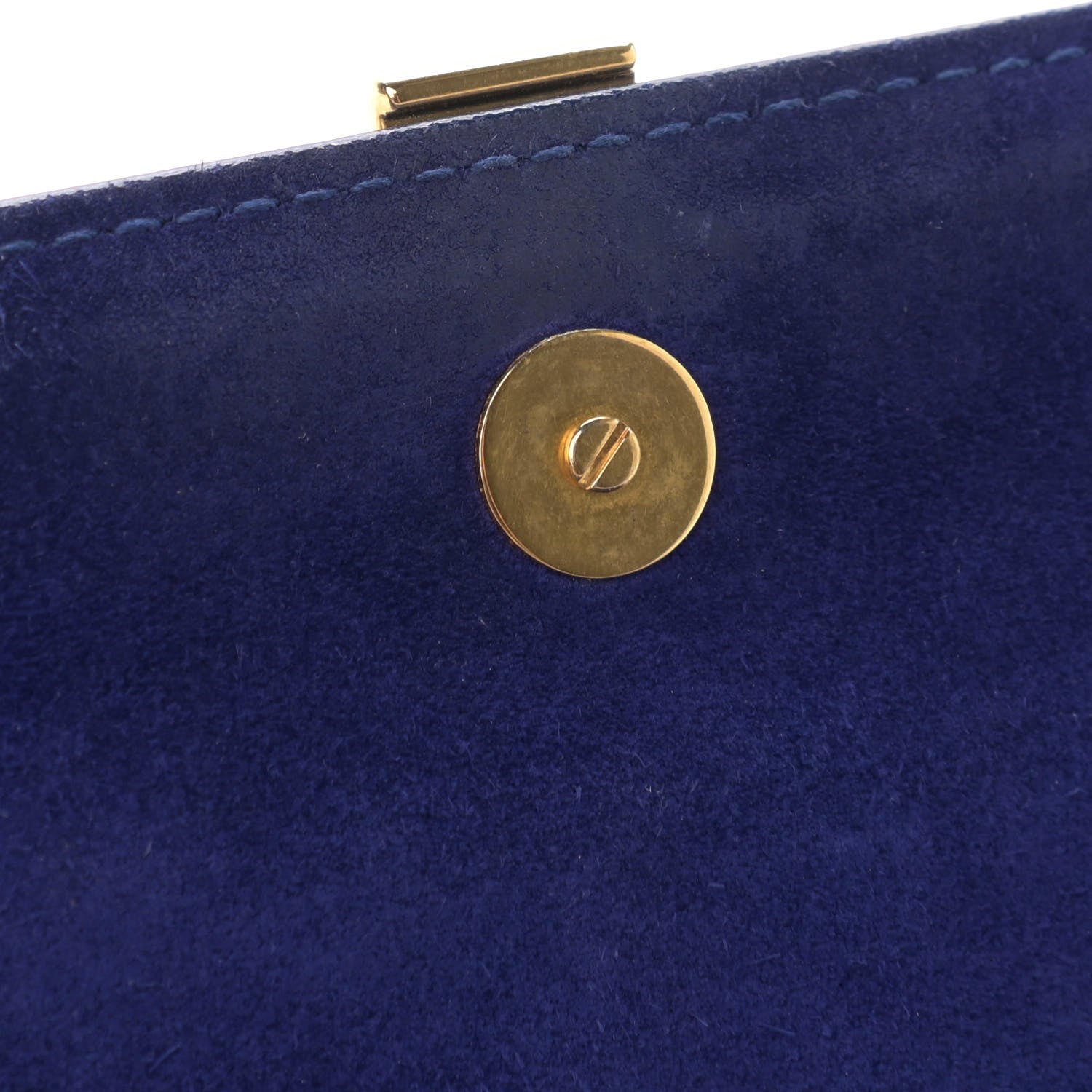 Saint Laurent Calfskin Small Classic Y Satchel Blue 10 of 13
