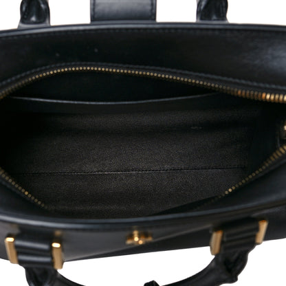 Saint Laurent Calfskin Monogram Baby Cabas Black 4 of 8