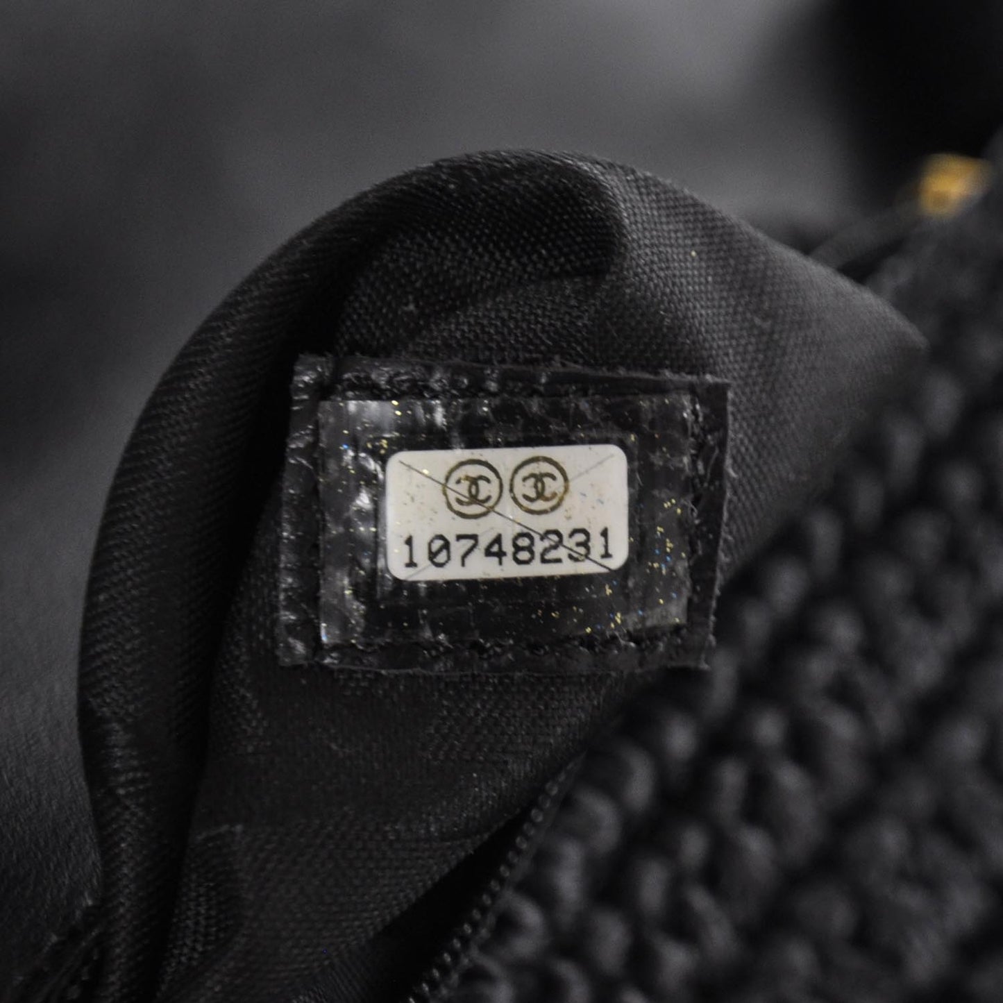 Straw Raffia Shoulder Bag Black