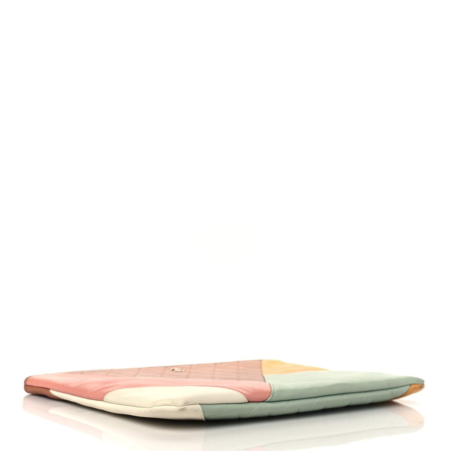 Chanel Lambskin Patchwork Large Cosmetic Case Multicolor 4 of 10