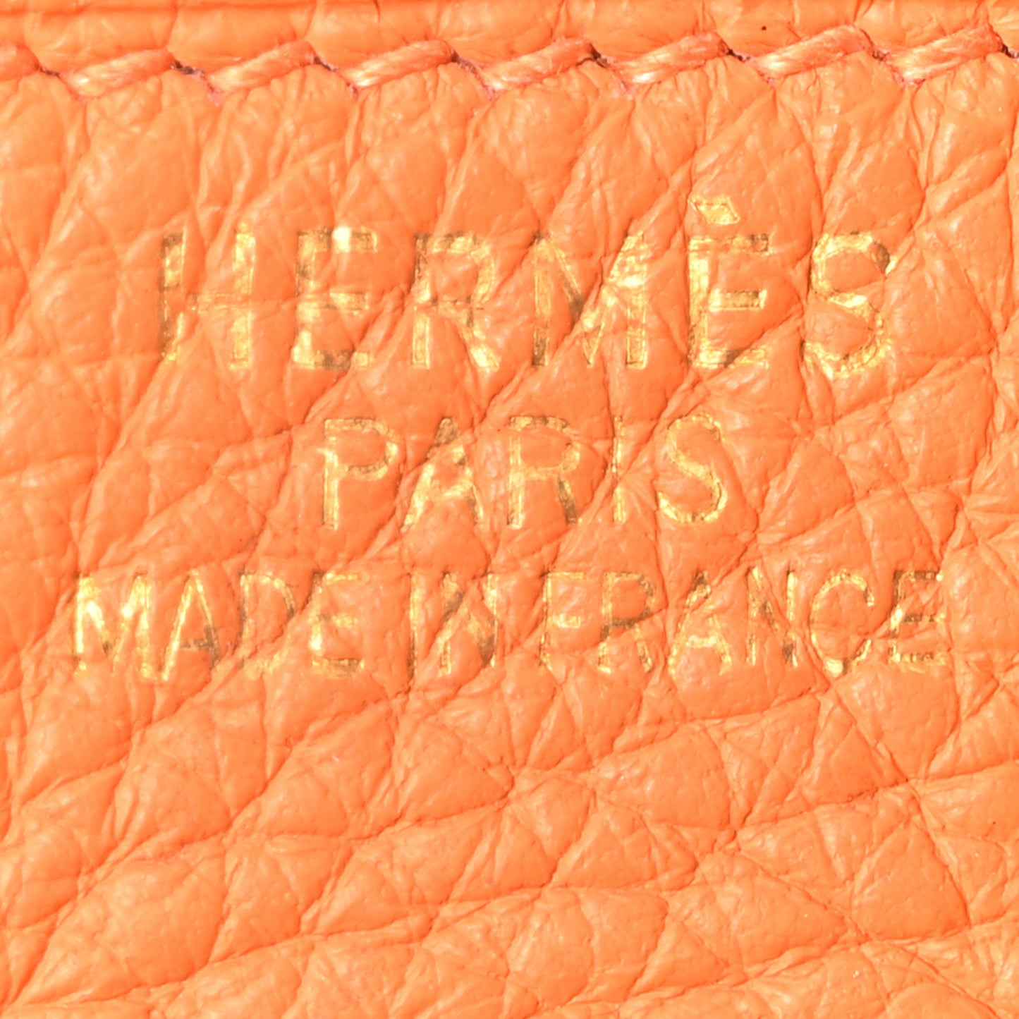 Taurillon Clemence Birkin 40 Orange