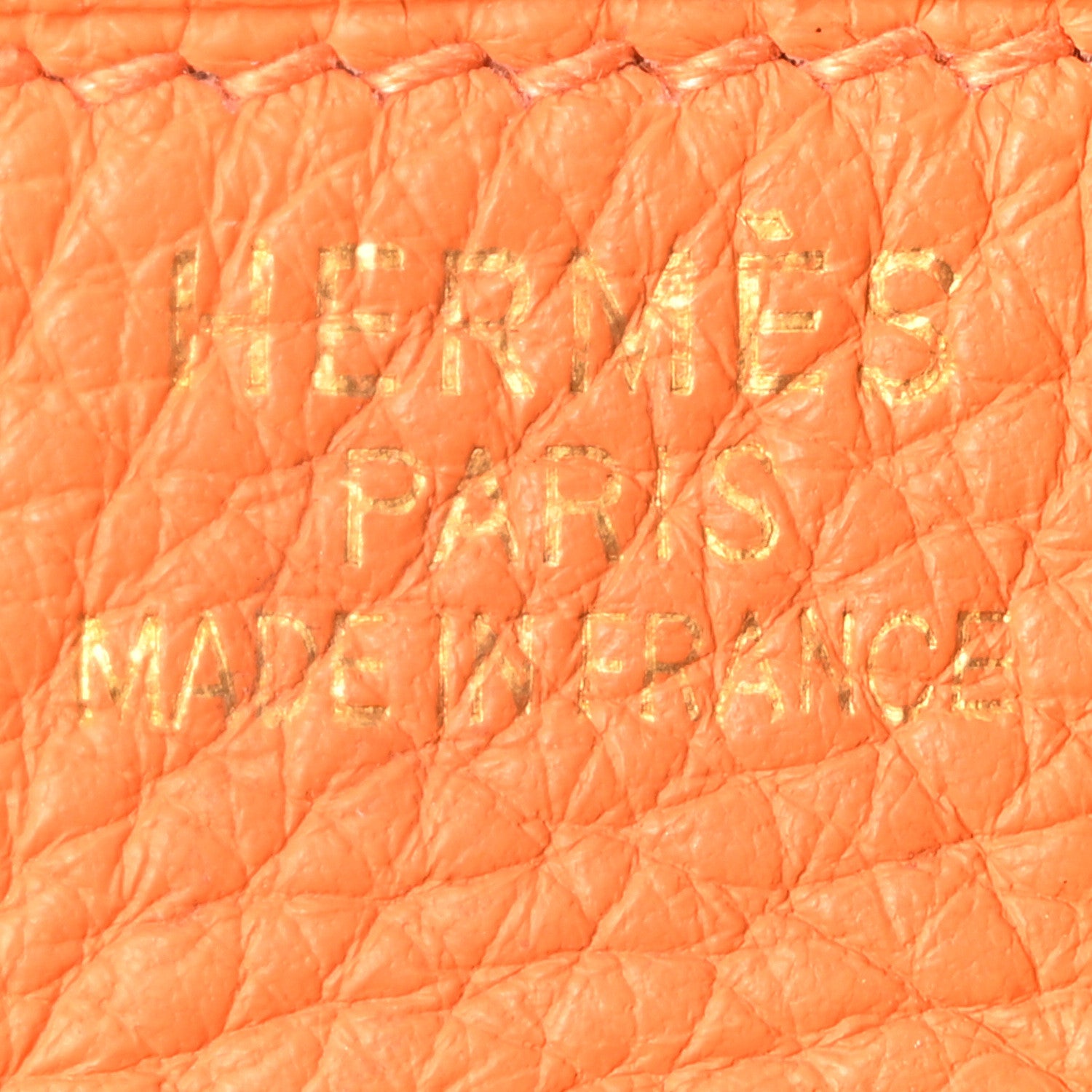 Hermes Taurillon Clemence Birkin 40 Orange 6 of 10