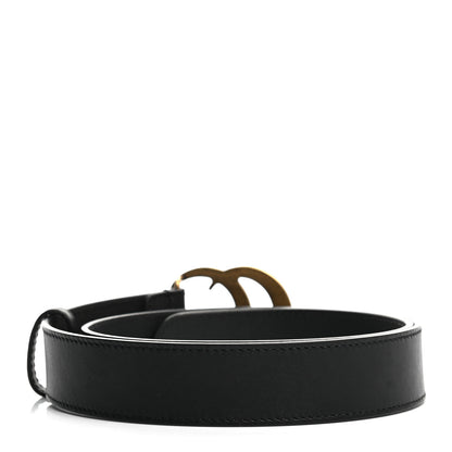 Gucci Calfskin Double G 30mm Belt 75 30 Black 2 of 5