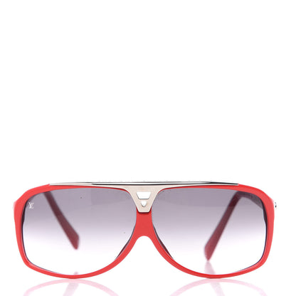 Louis Vuitton Acetate Evidence Sunglasses Z0286E Red 2 of 8