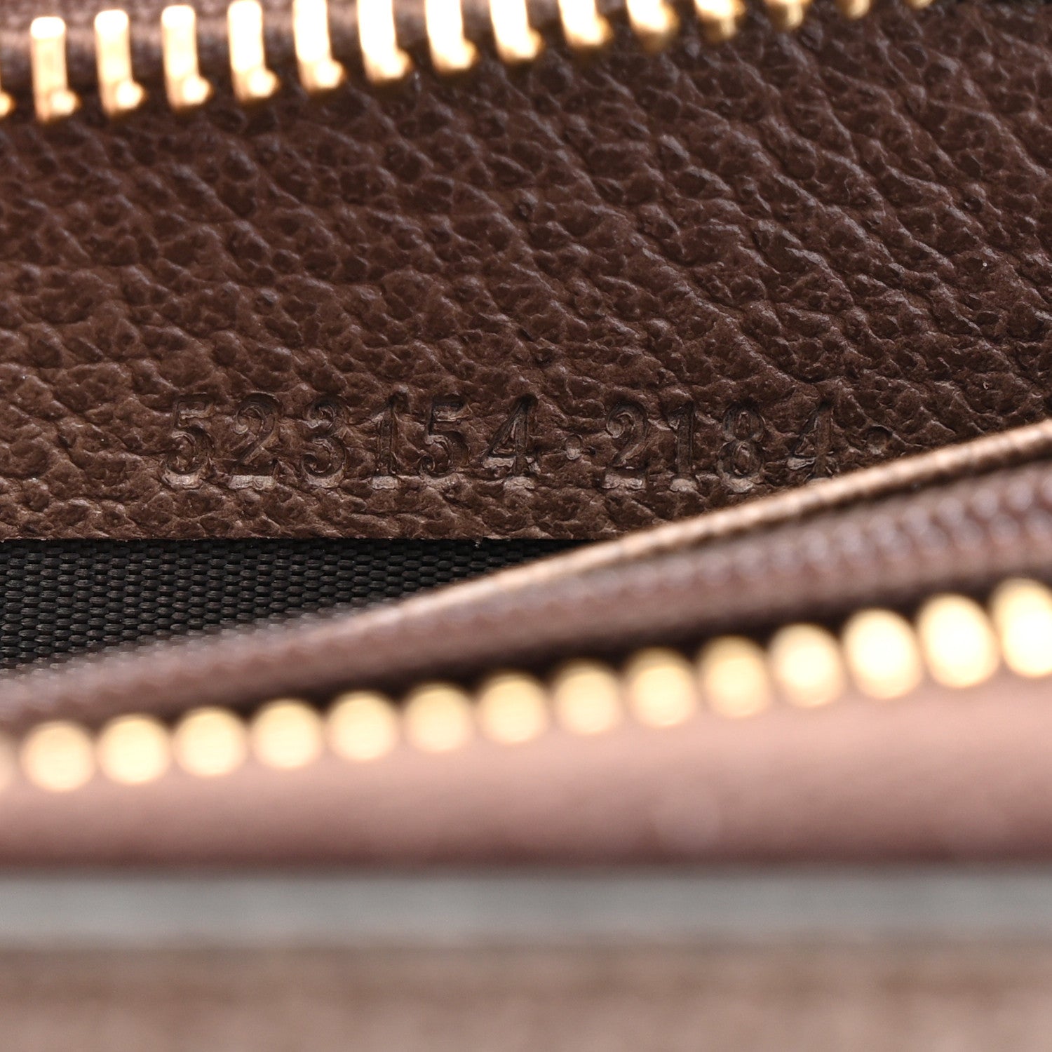Gucci GG Supreme Monogram Web Ophidia Zip Around Wallet Brown 7 of 7