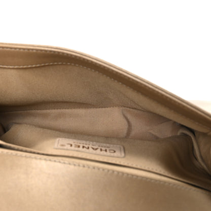 Chanel Metallic Lambskin Medium Scaled Boy Flap Gold 5 of 10