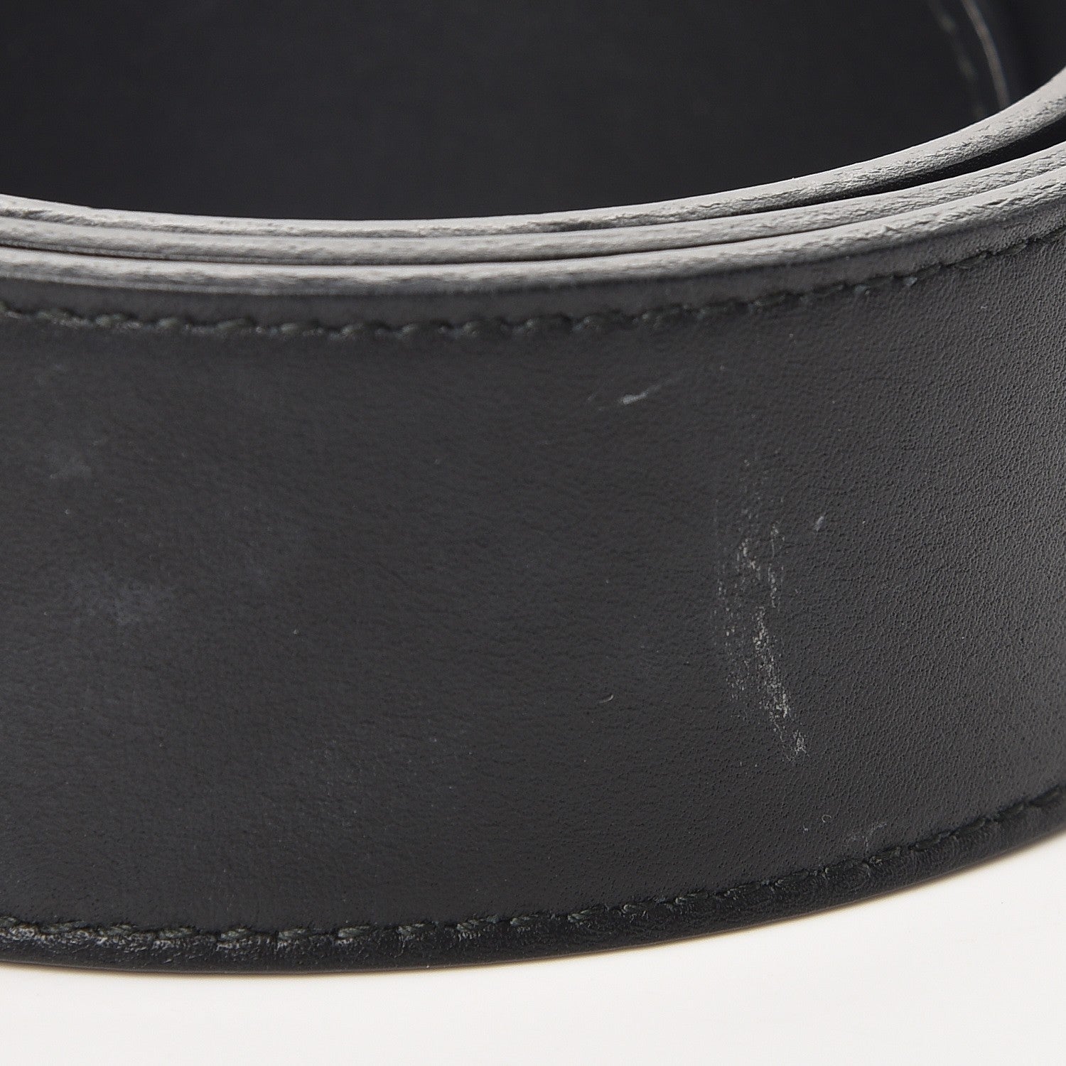 Gucci Moon Calfskin Pearl Double G 40mm Belt 85 34 Black Cream 7 of 7