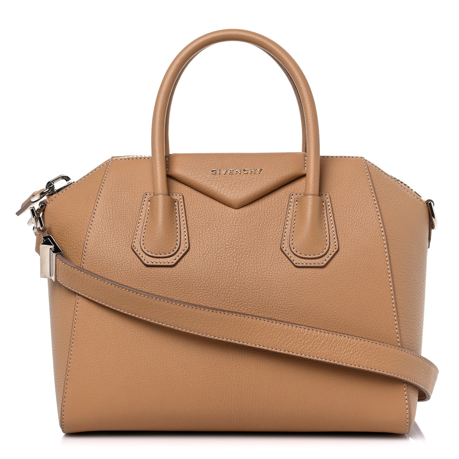 Givenchy Sugar Goatskin Small Antigona Light Beige 1 of 8