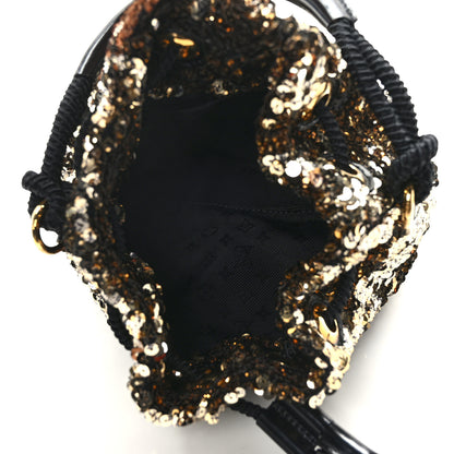 Louis Vuitton LOUIS VUITTON Sequin Mini Noe Rococo Gold 5 of 9