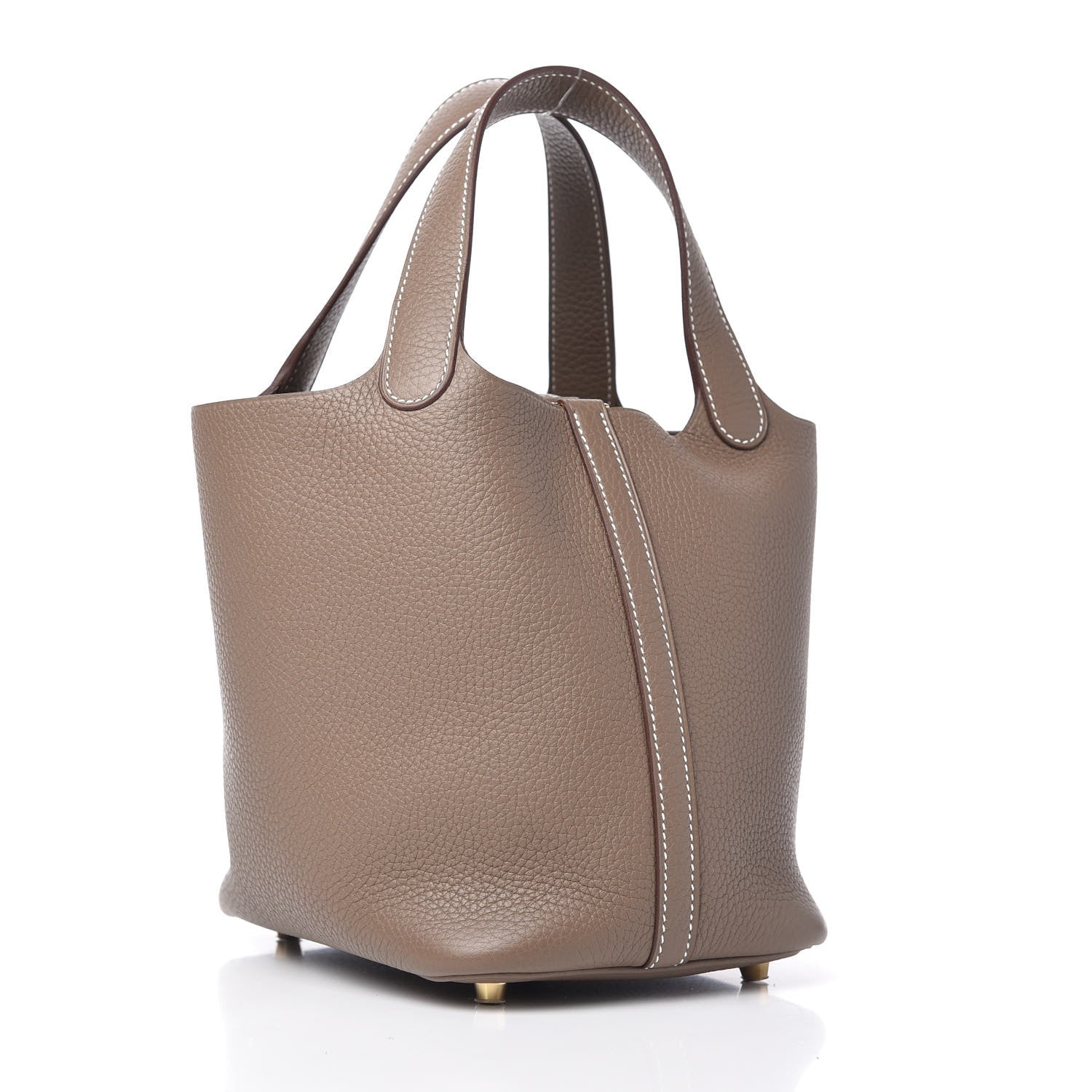 Hermes Taurillon Clemence Picotin Lock 18 PM Etoupe 3 of 10