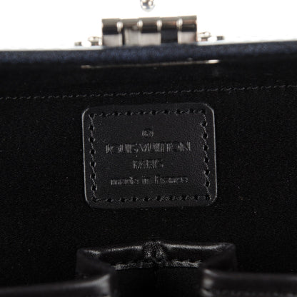 Louis Vuitton Monogram Glace Valisette PM Black 7 of 8