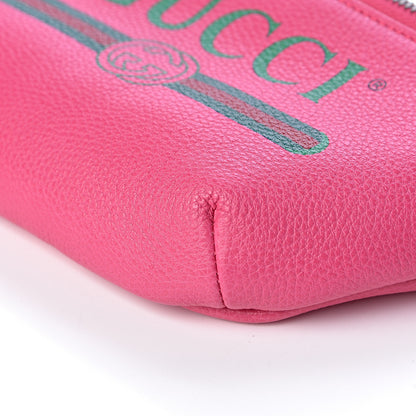 Gucci Grained Calfskin Small Logo Belt Bag Box Pink Green 10 of 10