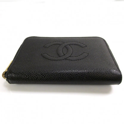 Chanel Caviar Zip Wallet Black 4 of 9