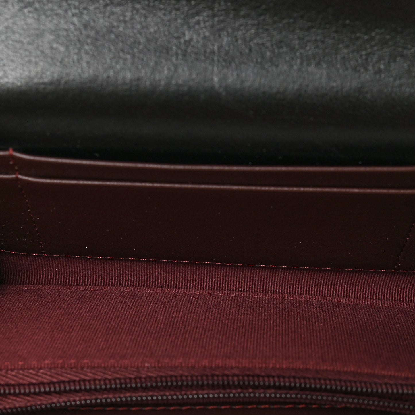 Lambskin Quilted Medium Flap Wallet Black