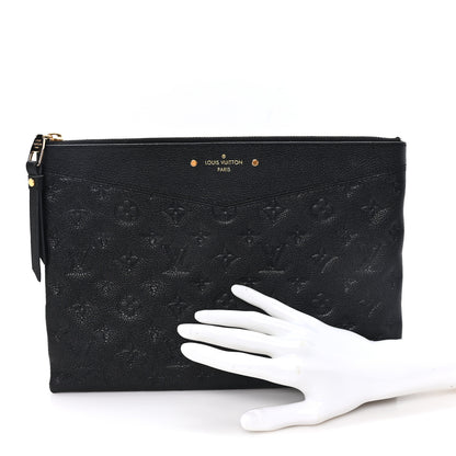 Louis Vuitton Empreinte Daily Pouch Black 2 of 7
