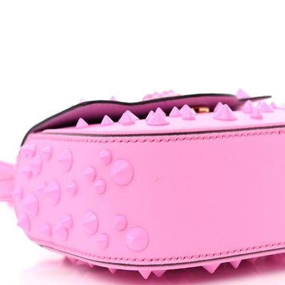 Versace Grained Calfskin Spiked Micro La Medusa Bag Pink Paradise 9 of 10