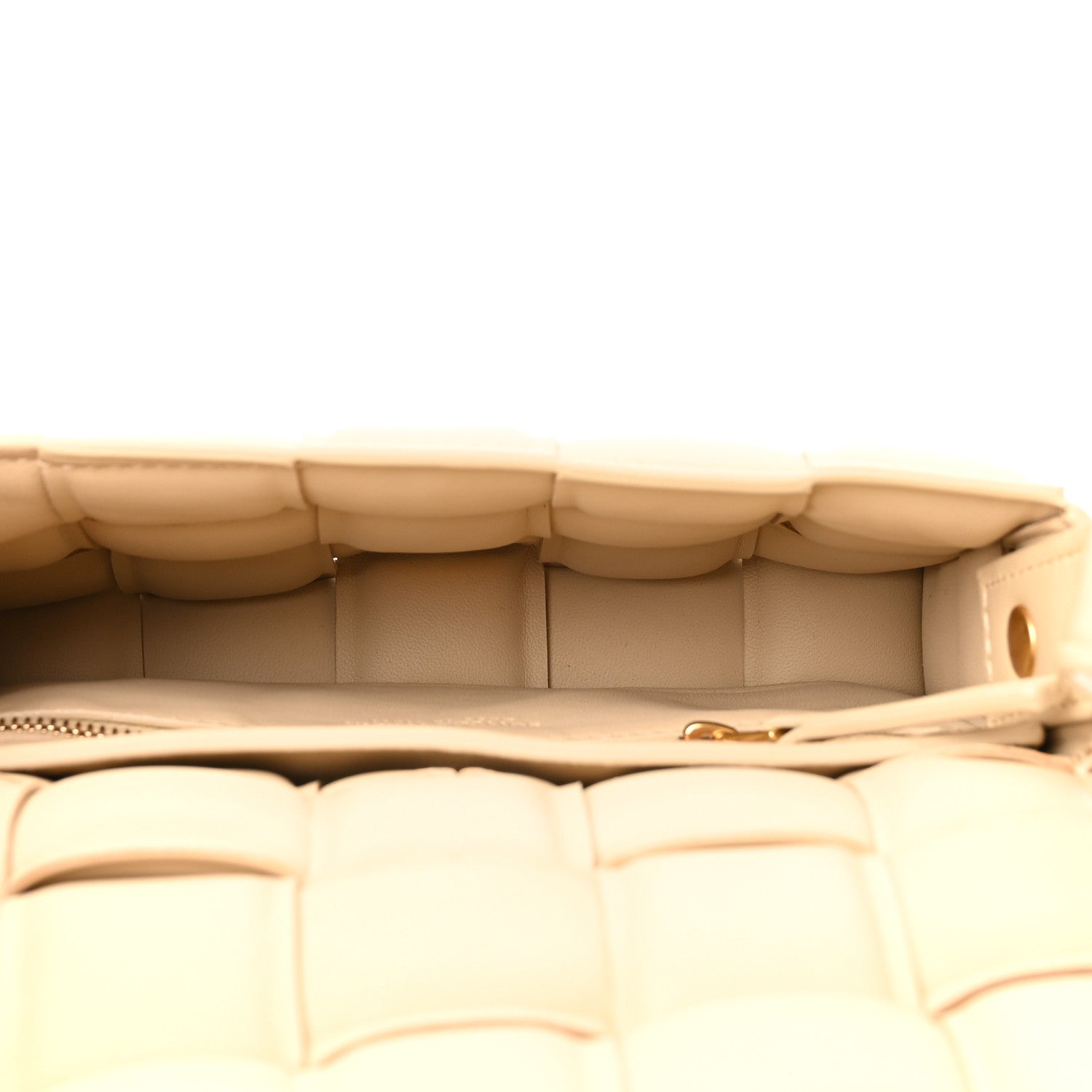 Bottega Veneta Nappa Maxi Intreccio Small Padded Cassette Crossbody Bag Porridge 5 of 9