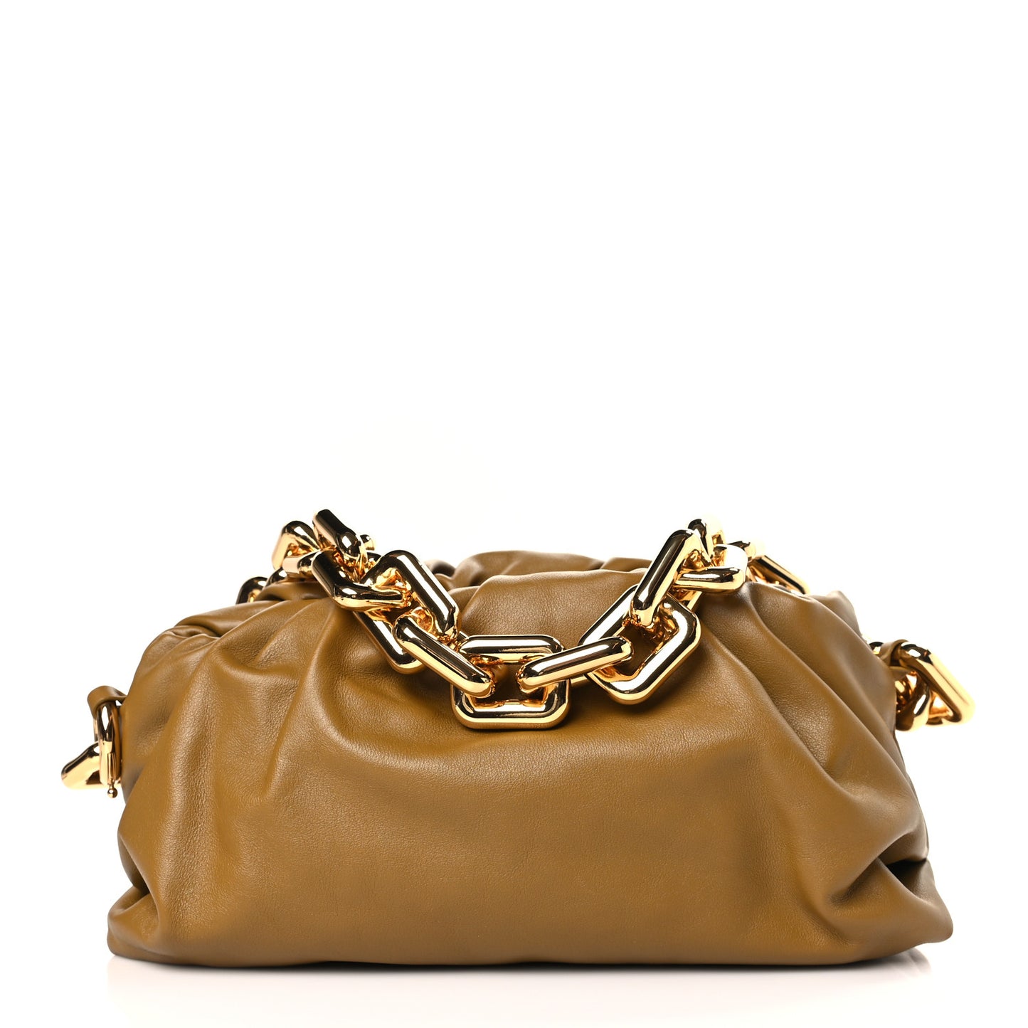Calfskin The Pouch Chain Cammello