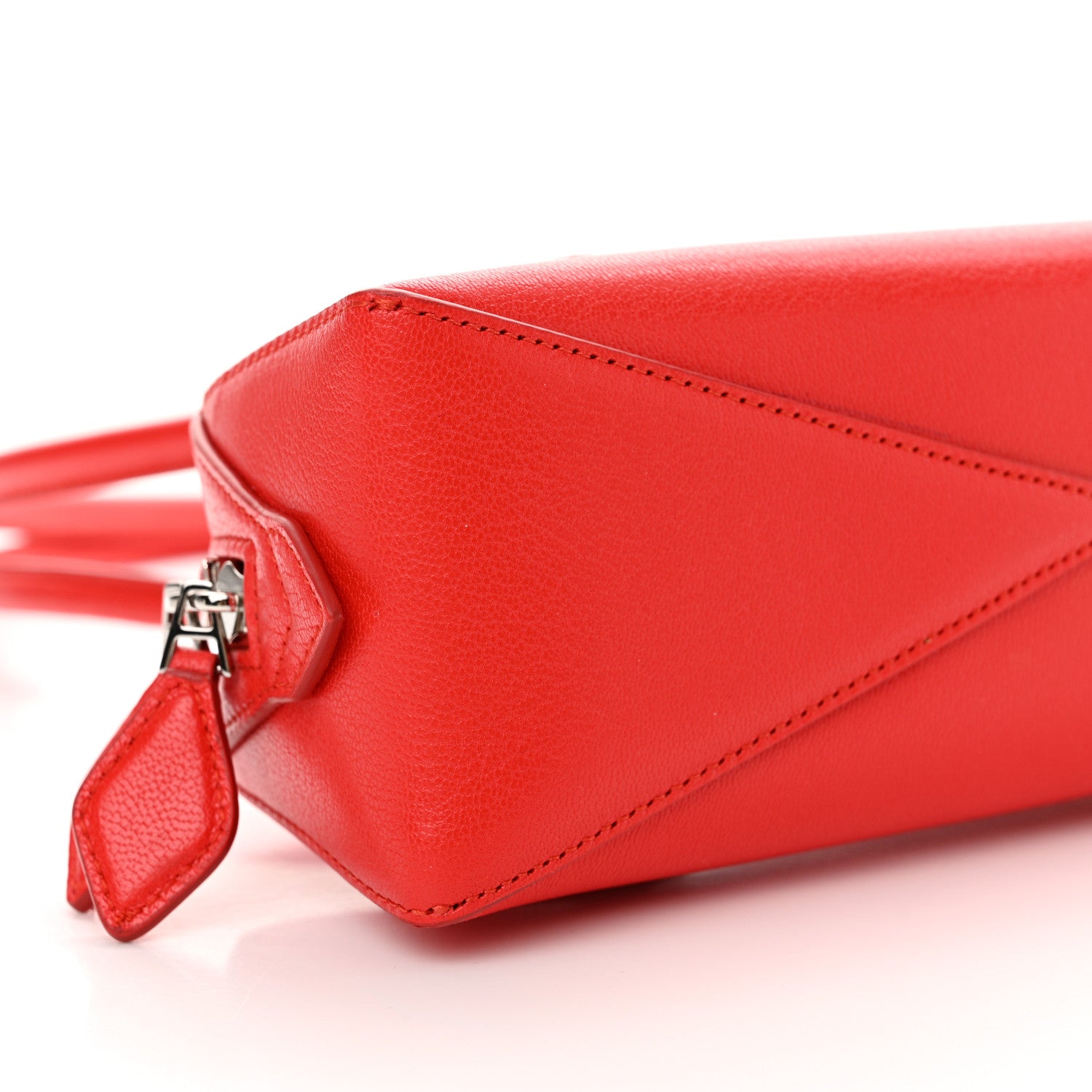 Alaia Shiny Goatskin Small Le Teckel Bag Rouge Vif 9 of 12