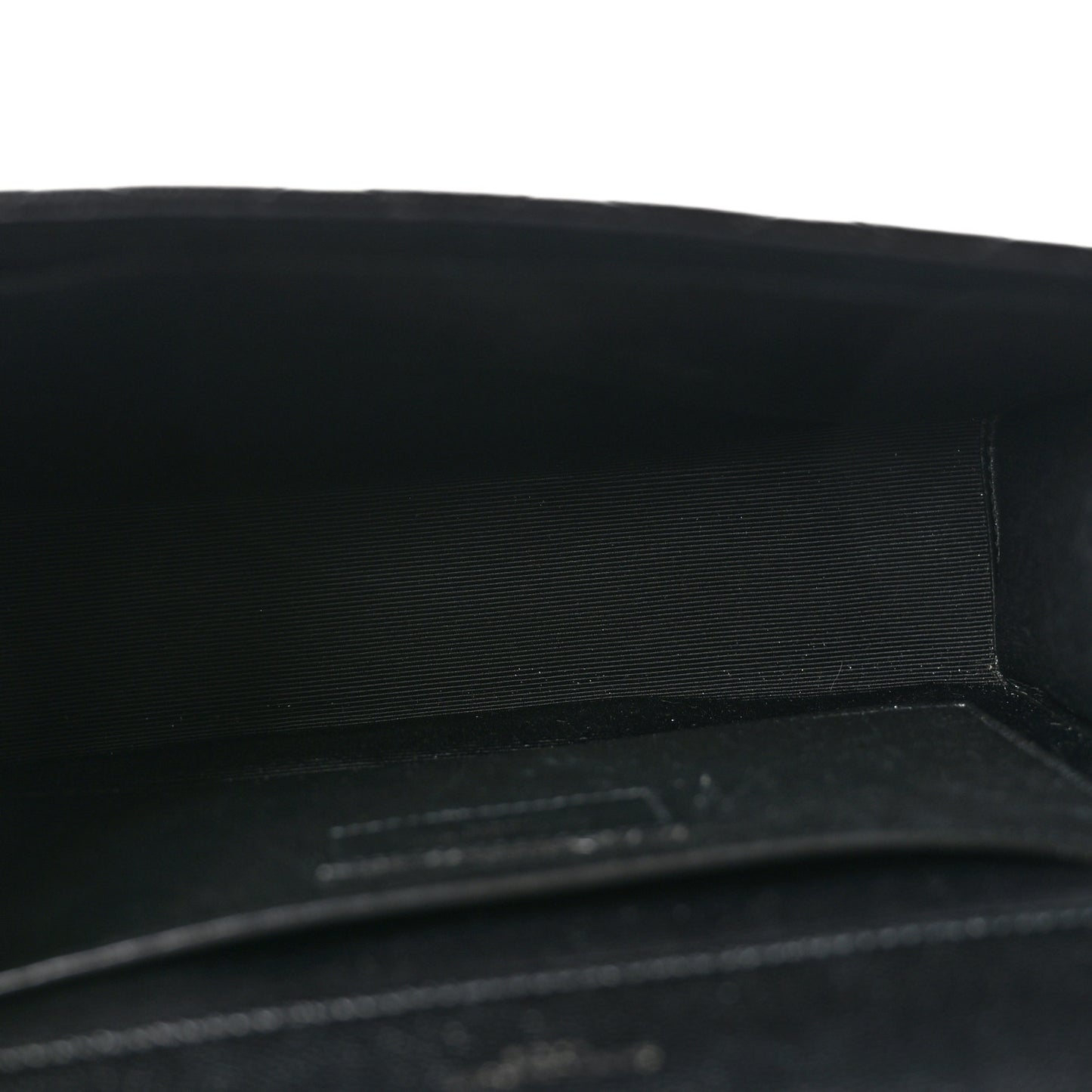 Grain De Poudre Textured Mixed Matelasse Triquilt Medium Monogram Monochrome Satchel Black