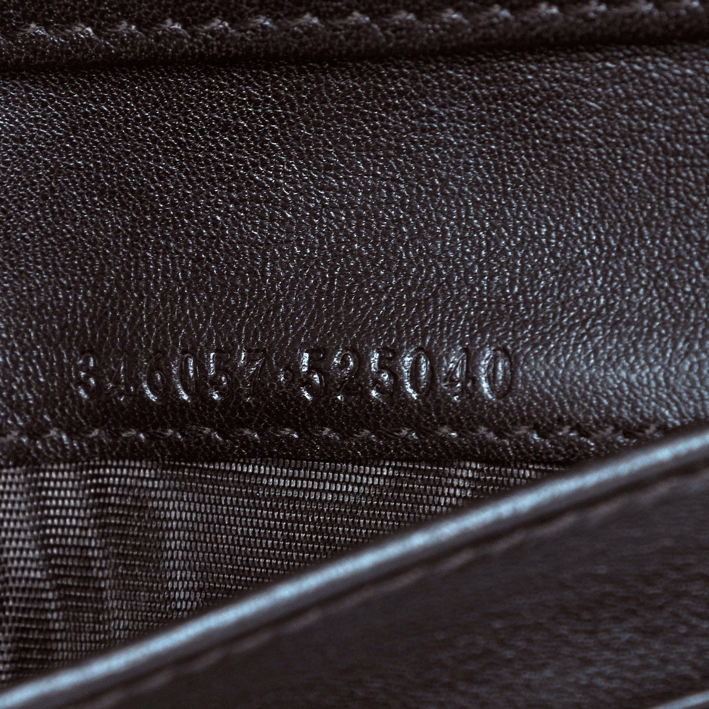 Guccissima Continental Flap Wallet Dark Brown