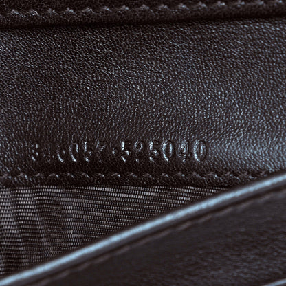 Gucci Guccissima Continental Flap Wallet Dark Brown 7 of 8
