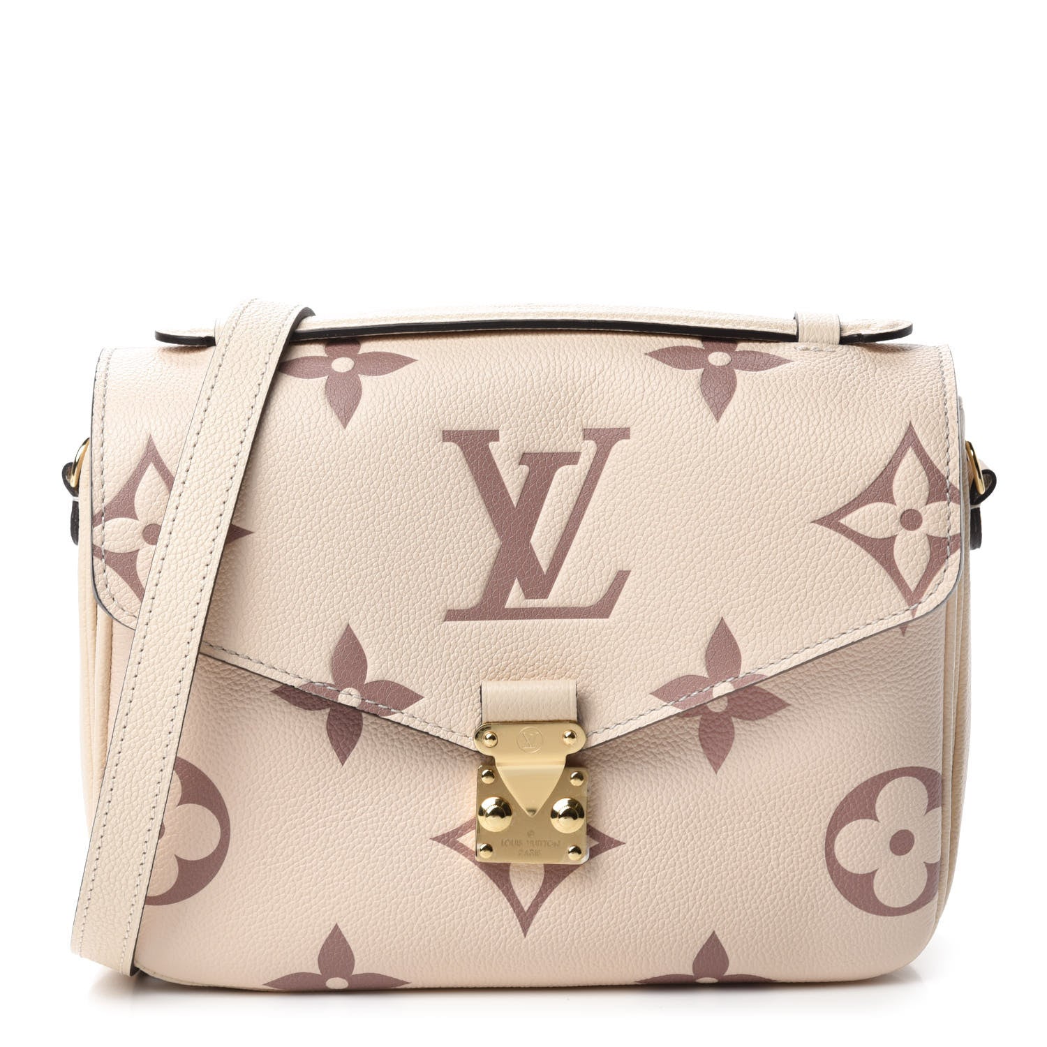 Louis Vuitton Empreinte Monogram Giant Pochette Metis Creme Bois De Rose 1 of 11